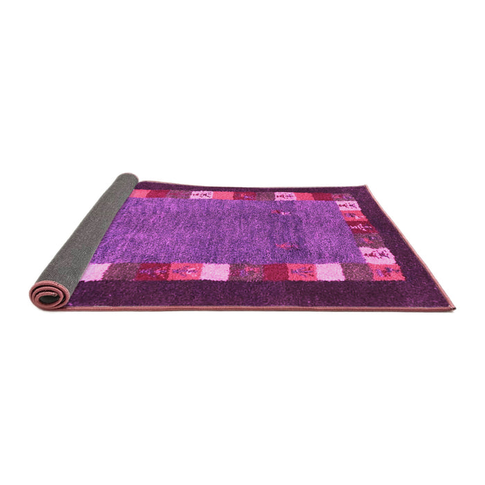 Sideview of Abstract Pink Contemporary Rug, con2968pnk