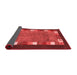 Abstract Red Contemporary Area Rugs