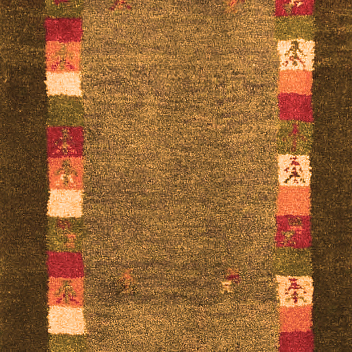 Abstract Orange Contemporary Rug, con2968org