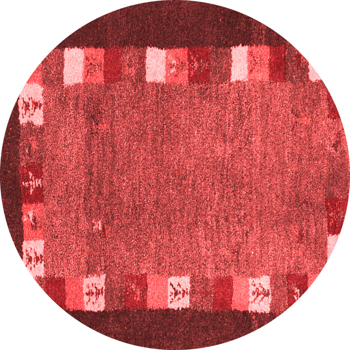 Abstract Red Contemporary Rug, con2968red