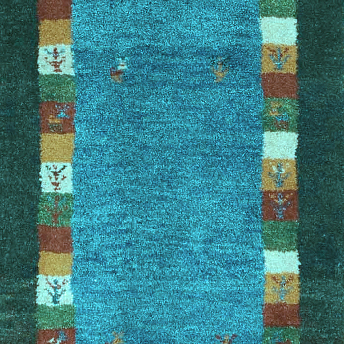 Abstract Light Blue Contemporary Rug, con2968lblu
