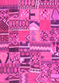 Patchwork Pink Transitional Rug, con2969pnk