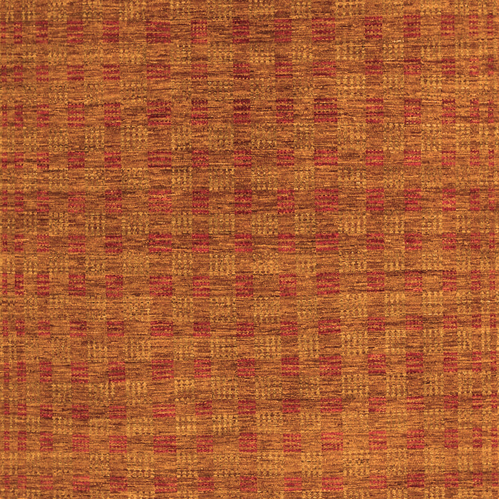 Abstract Orange Contemporary Rug, con296org