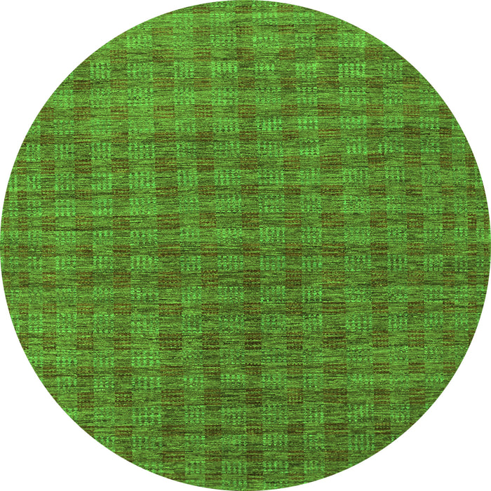 Machine Washable Abstract Green Contemporary Area Rugs, wshcon296grn