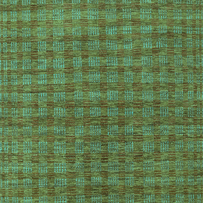 Machine Washable Abstract Turquoise Contemporary Area Rugs, wshcon296turq
