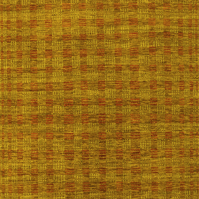 Abstract Yellow Contemporary Rug, con296yw
