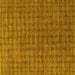 Square Abstract Yellow Contemporary Rug, con296yw