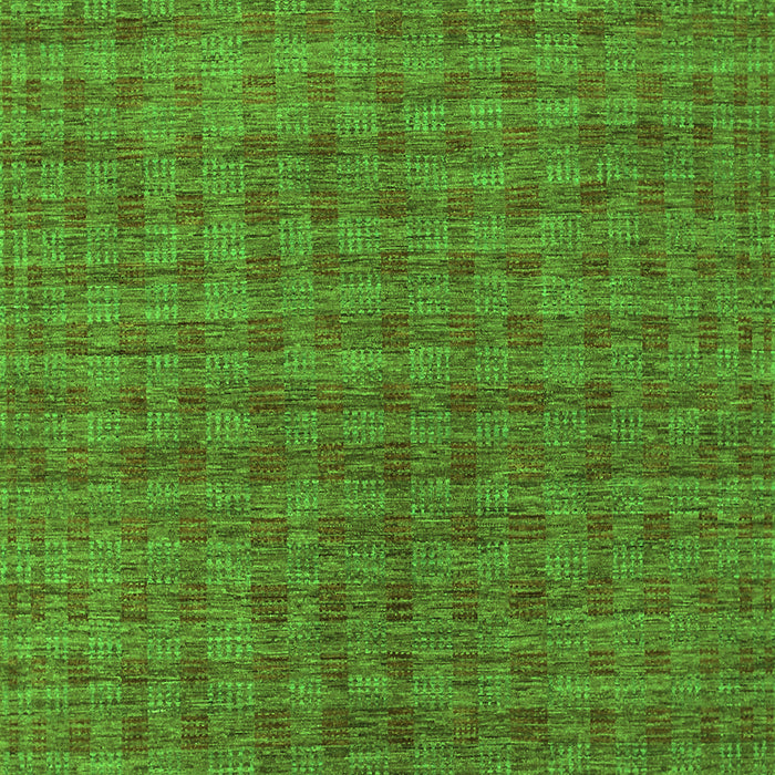Abstract Green Contemporary Rug, con296grn