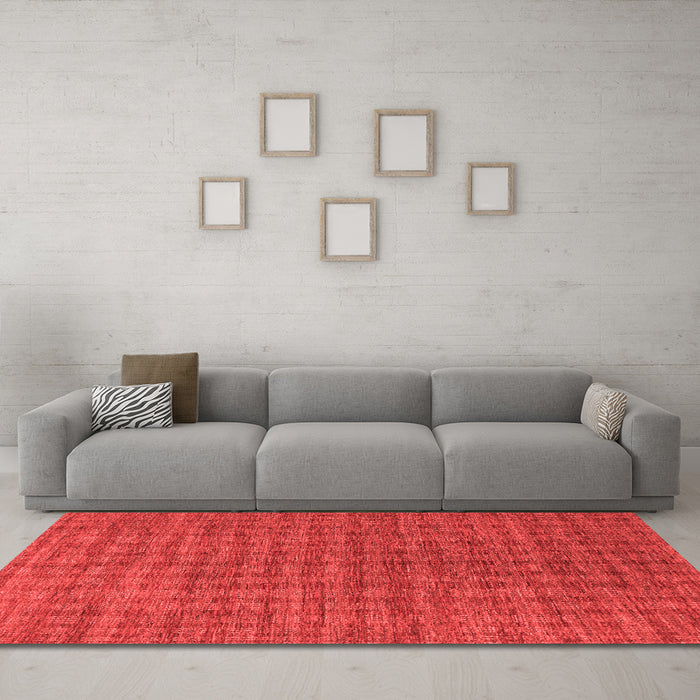 Contemporary Red Washable Rugs