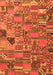 Patchwork Orange Transitional Rug, con2970org