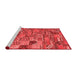 Transitional Red Washable Rugs