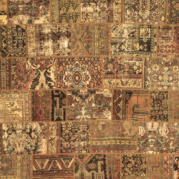 Abstract Brown Contemporary Rug, con2971brn