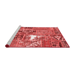 Transitional Red Washable Rugs