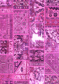 Patchwork Pink Transitional Rug, con2973pnk