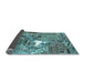 Sideview of Patchwork Light Blue Transitional Rug, con2973lblu