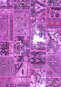 Patchwork Purple Transitional Rug, con2973pur