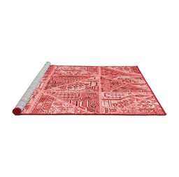 Transitional Red Washable Rugs