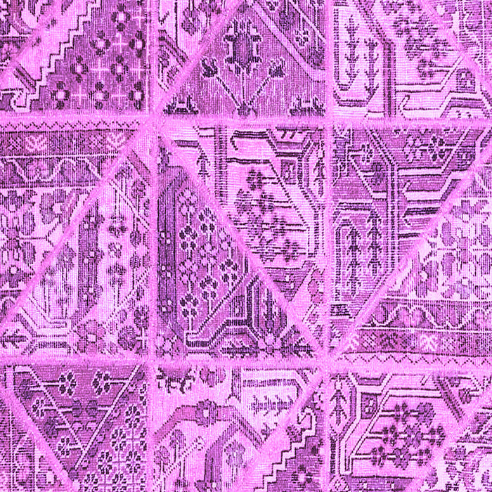 Patchwork Purple Transitional Rug, con2974pur