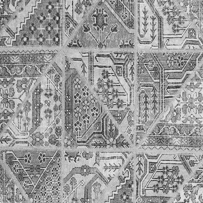 Patchwork Gray Transitional Rug, con2974gry