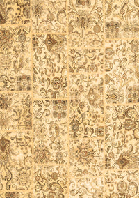 Patchwork Brown Transitional Rug, con2975brn