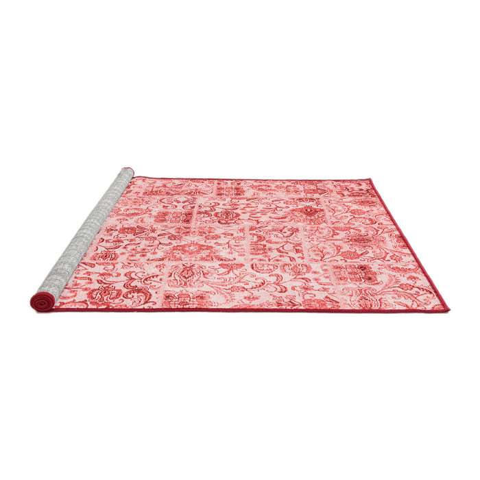Transitional Red Washable Rugs