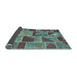 Sideview of Patchwork Light Blue Transitional Rug, con2976lblu