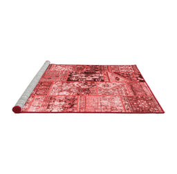 Transitional Red Washable Rugs