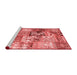 Transitional Red Washable Rugs