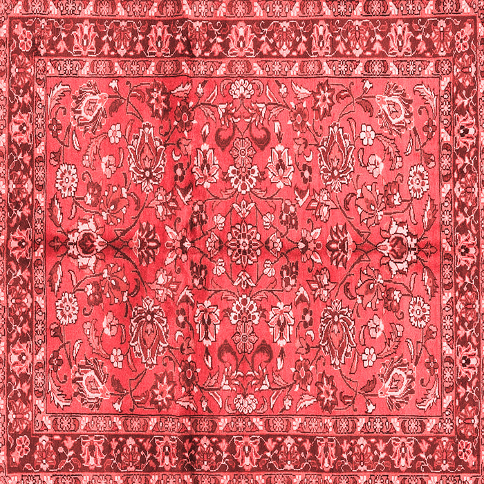 Machine Washable Abstract Red Contemporary Rug, wshcon2978red