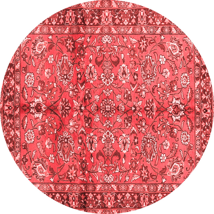 Machine Washable Abstract Red Contemporary Rug, wshcon2978red