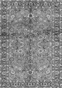 Abstract Gray Contemporary Rug, con2978gry