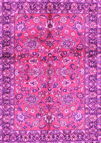 Abstract Pink Contemporary Rug, con2978pnk