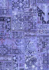 Patchwork Blue Transitional Rug, con2979blu