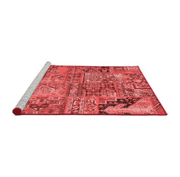 Transitional Red Washable Rugs