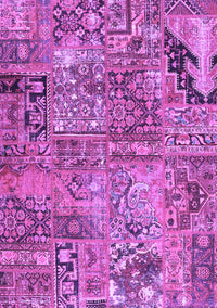 Patchwork Purple Transitional Rug, con2979pur