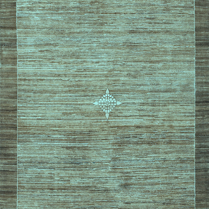 Machine Washable Abstract Light Blue Contemporary Rug, wshcon297lblu