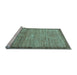 Sideview of Machine Washable Abstract Light Blue Contemporary Rug, wshcon297lblu