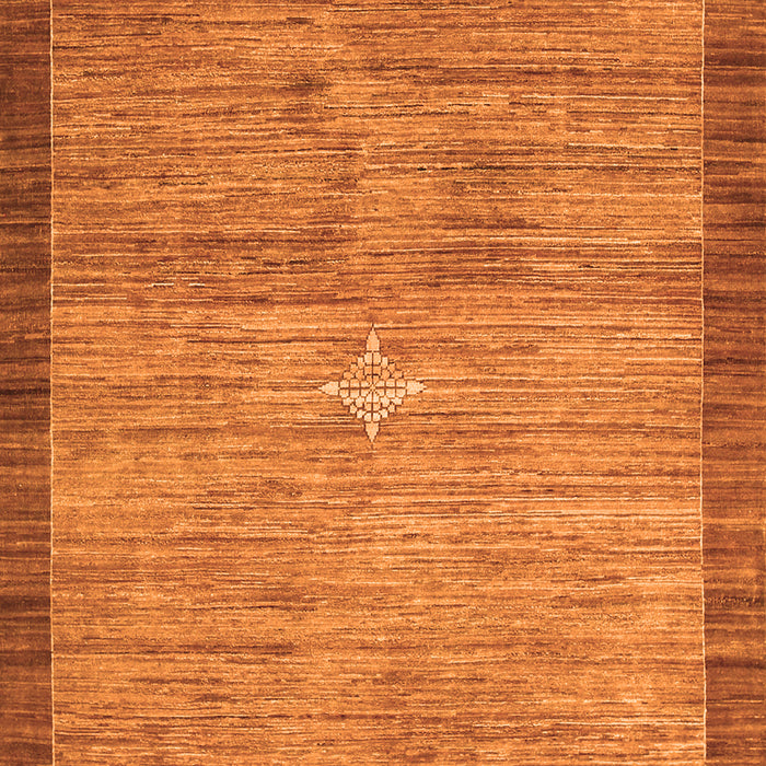 Abstract Orange Contemporary Rug, con297org