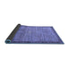 Sideview of Abstract Blue Contemporary Rug, con297blu