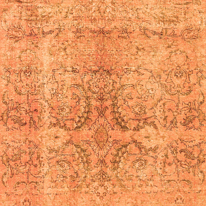 Serging Thickness of Machine Washable Persian Orange Bohemian Area Rugs, wshcon2980org