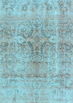 Persian Light Blue Bohemian Rug, con2980lblu