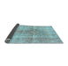 Sideview of Persian Light Blue Bohemian Rug, con2980lblu