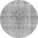 Machine Washable Persian Gray Bohemian Rug, wshcon2980gry