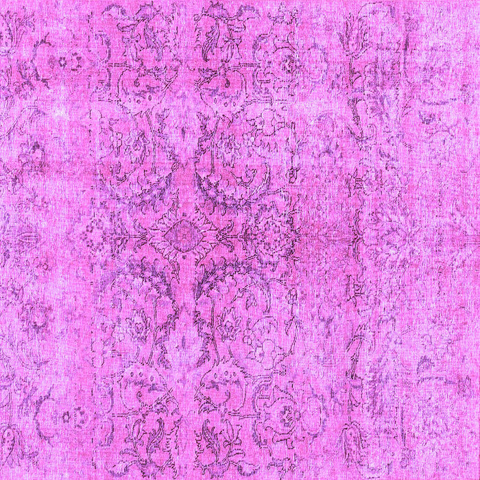 Square Machine Washable Persian Purple Bohemian Area Rugs, wshcon2980pur
