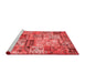 Transitional Red Washable Rugs