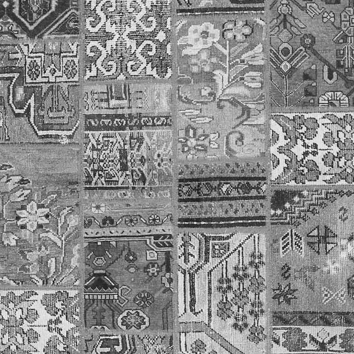 Patchwork Gray Transitional Rug, con2982gry