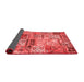 Patchwork Red Transitional Area Rugs