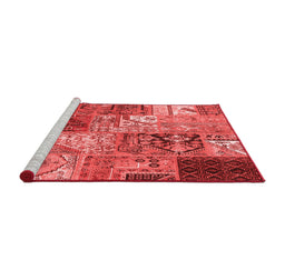 Transitional Red Washable Rugs