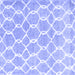 Square Trellis Blue Modern Rug, con2984blu