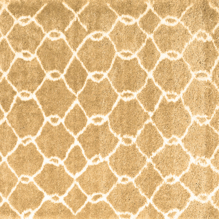 Square Trellis Brown Modern Rug, con2984brn